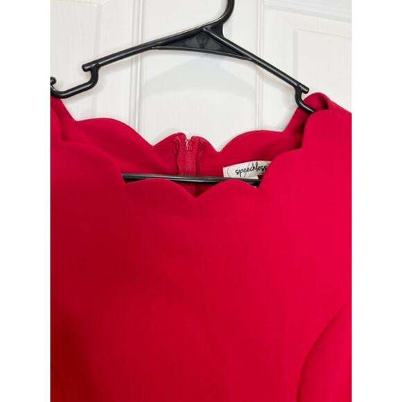 NEW w/tag Speechless Scallop RED SMALL pockets - Picture 4 of 6